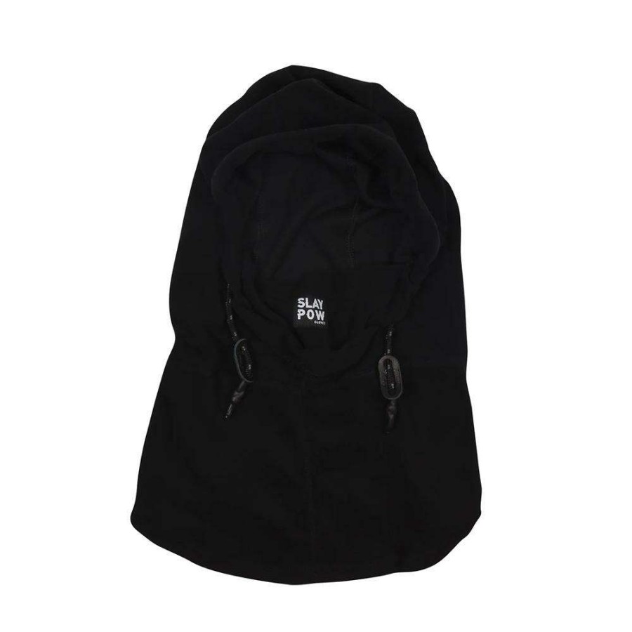 Apparel * | Pow Mens Microfleece Hood Quick Expedition True Black