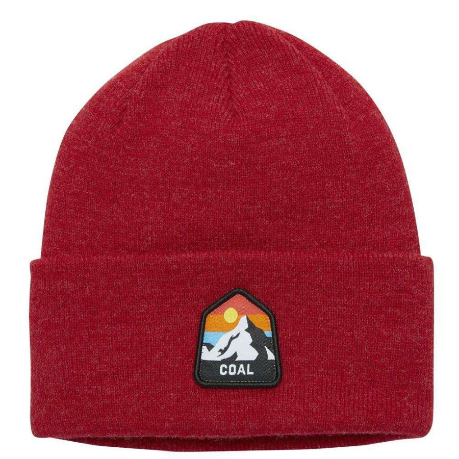 Beanie * | Coal The Peak Beanie Radiant Model Heather Red