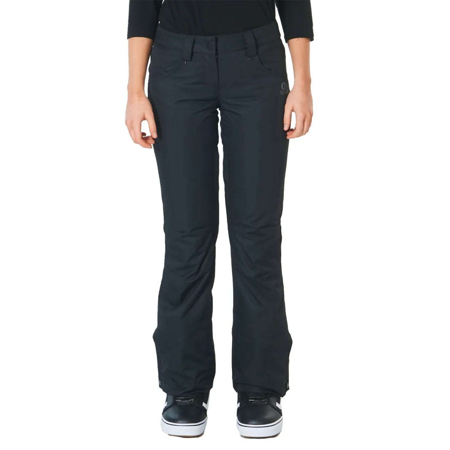 Apparel * | Rip Curl Qanik Snow Pant 2022 Sale Merchandise Jet Black