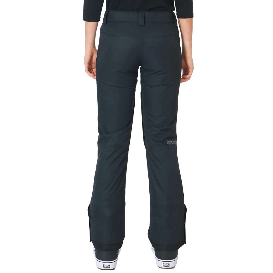 Apparel * | Rip Curl Qanik Snow Pant 2022 Sale Merchandise Jet Black