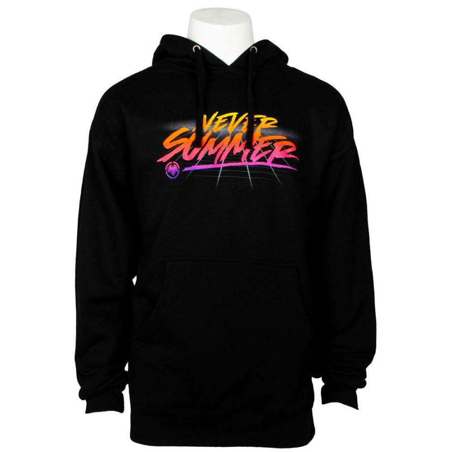 Apparel * | Never Summer Rad Slash Pullover Hoodie Classical Style Black