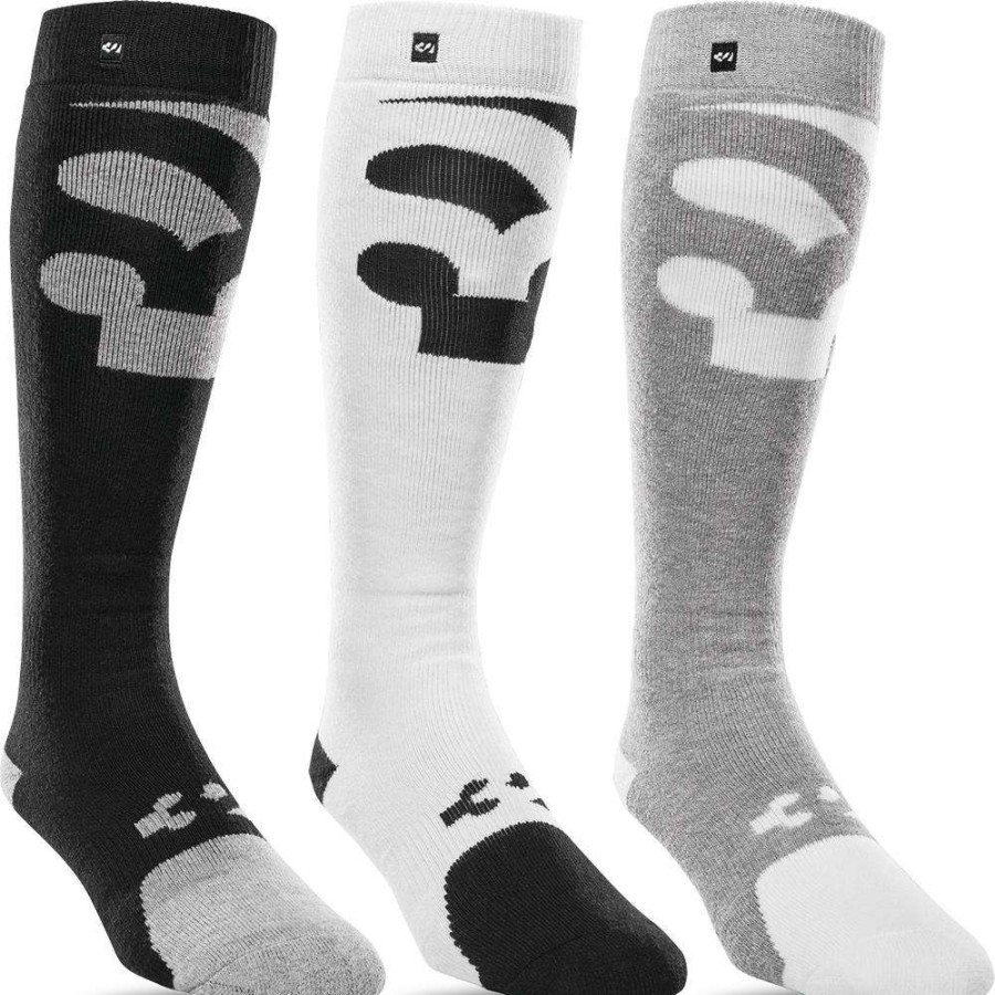 Apparel * | Thirtytwo Cutout Classic Sock 3-Pack 2020 Radiant Model Multi