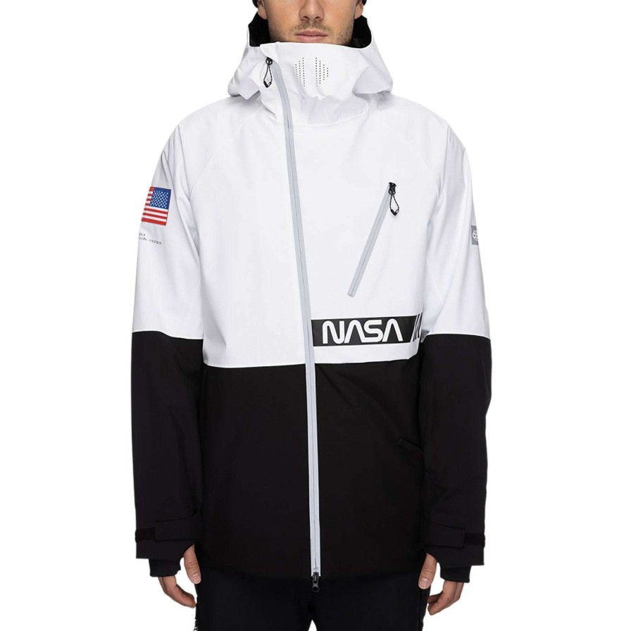 Apparel * | 686 Glcr Nasa Hydra Thermagraph Jacket 2022 With Discount White Clrblack