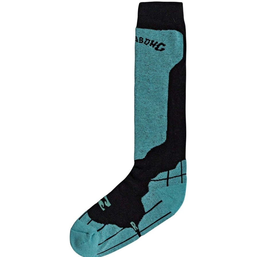 Apparel * | Billabong Park Coolmax Socks Quick Expedition Black