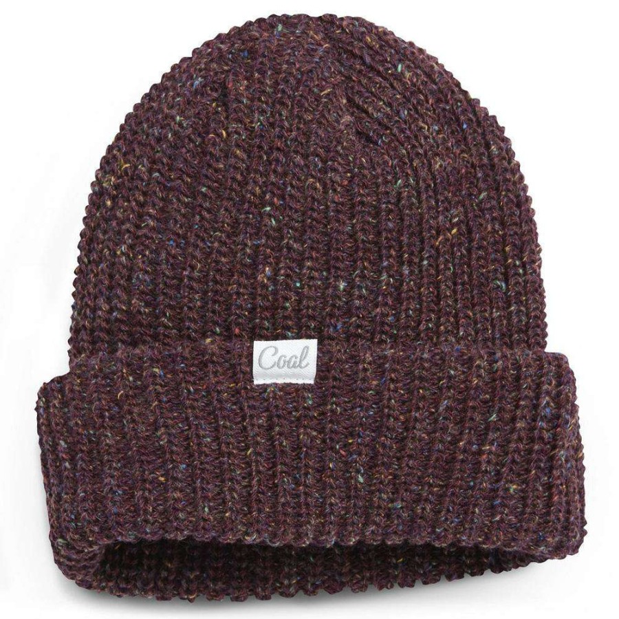 Beanie * | Coal The Edith Beanie Quick Expedition Plum