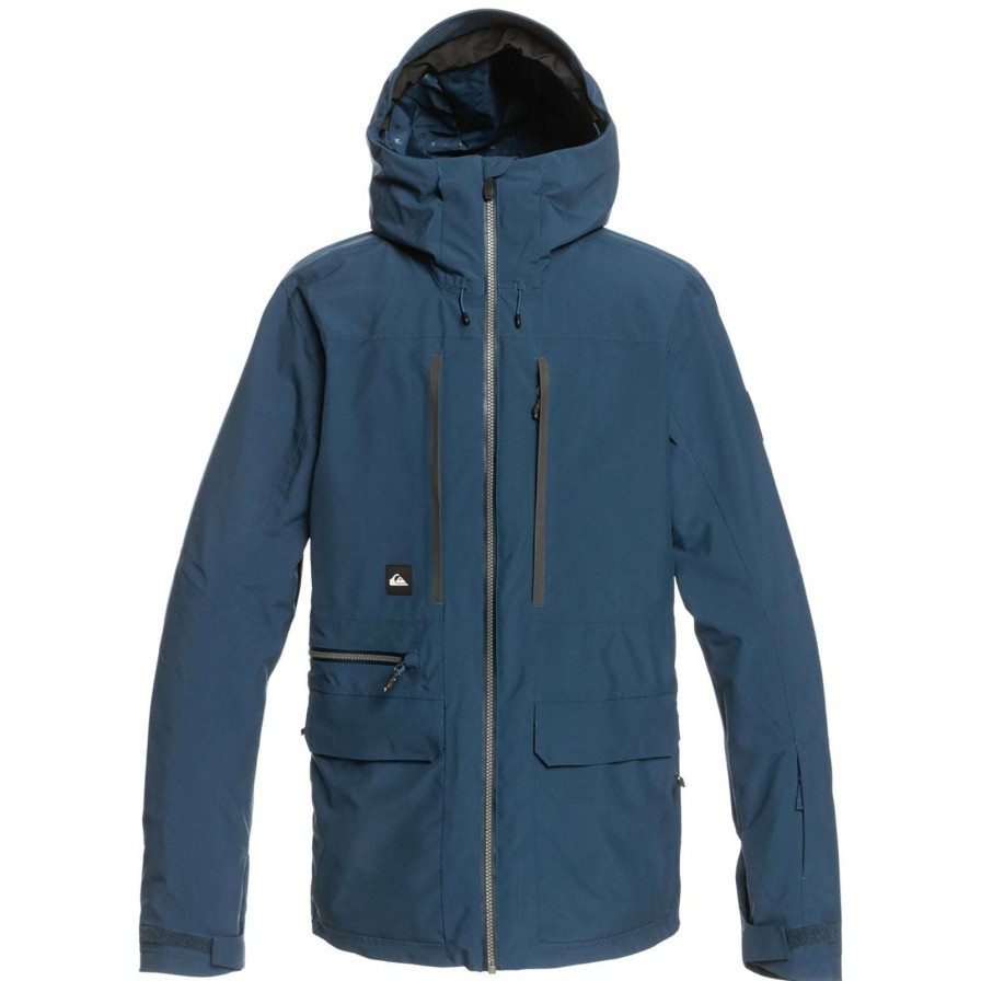 Apparel * | Quiksilver Quest Stretch Jacket 2022 Sale Merchandise Insignia Blue