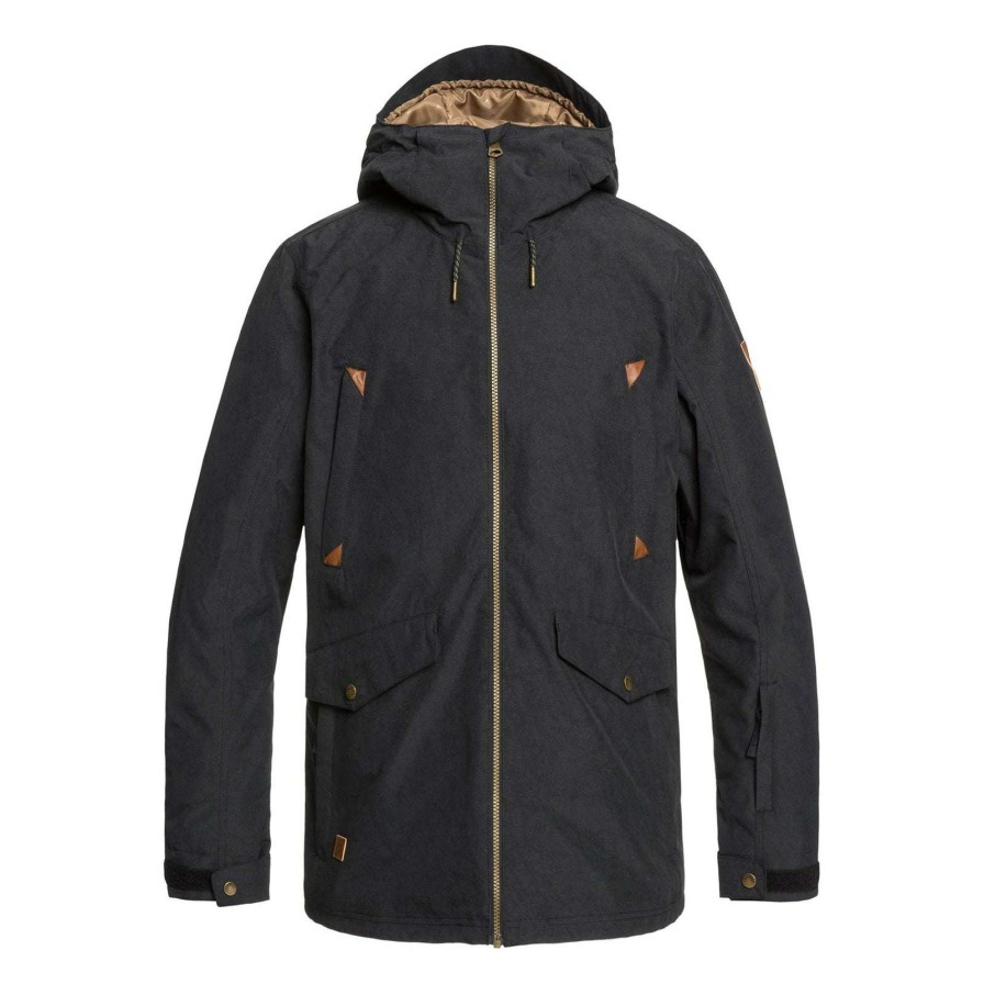 Apparel * | Quiksilver Drift Jacket 2020 Radiant Model Black