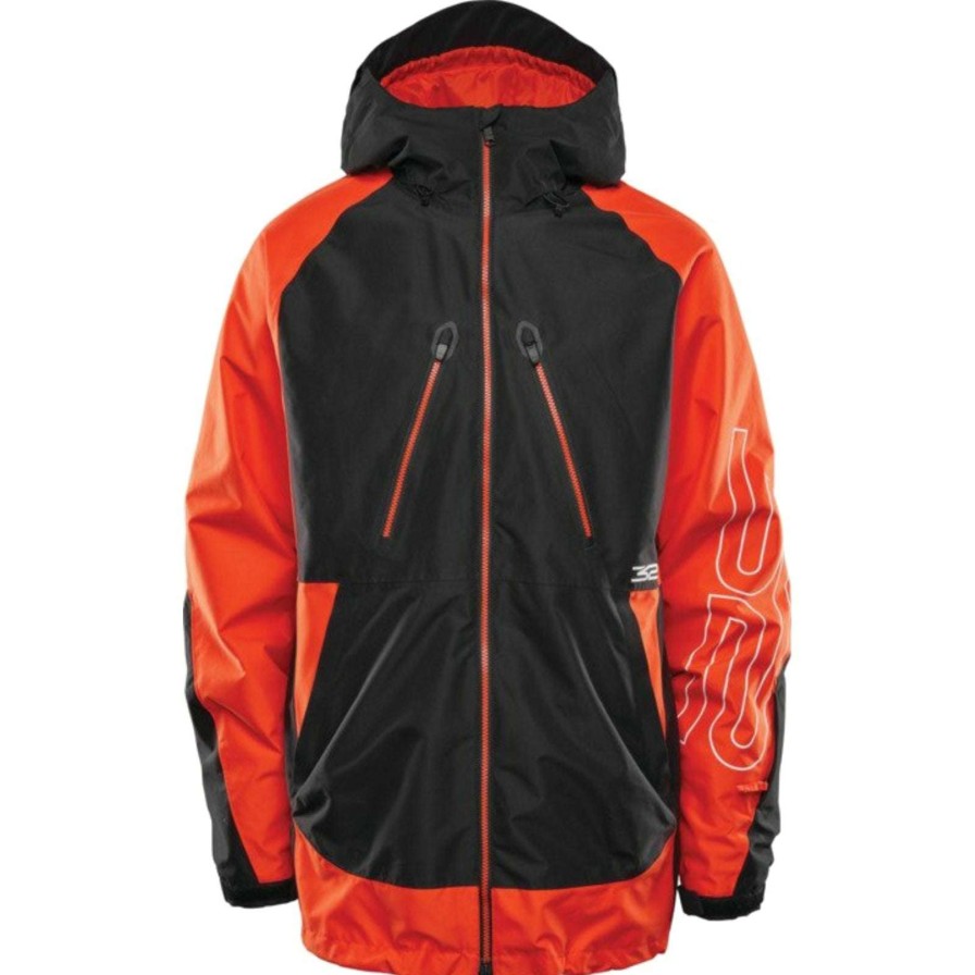 Apparel * | Thirtytwo Tm Jacket 2021 High Quality Black/Orange