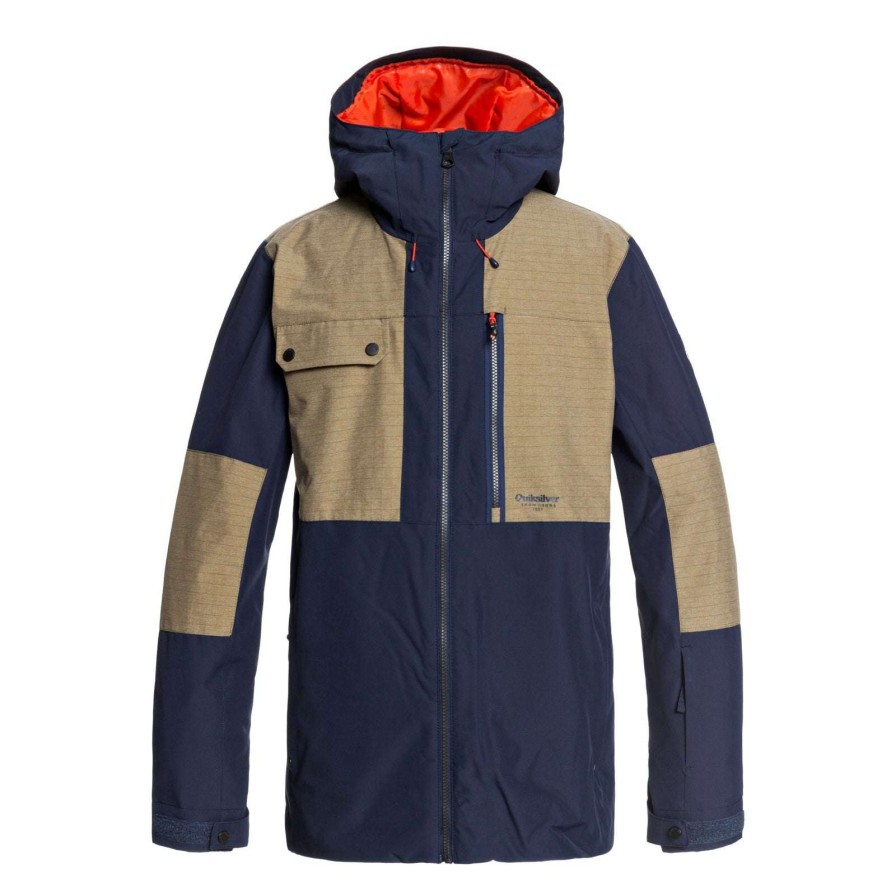 Apparel * | Quiksilver Tamarack Jacket 2021 Typical Style Navy Blazer