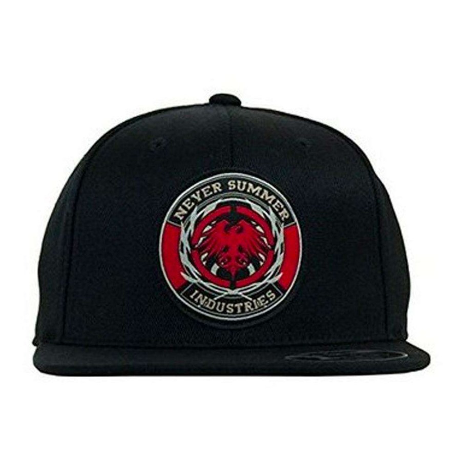 Accessories * | Never Summer Deviant Patch 110 Adjustable Hat Radiant Model Black