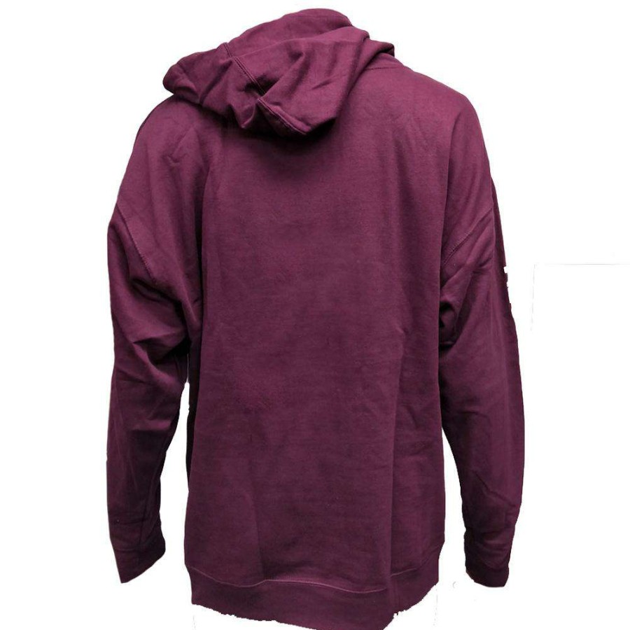 Apparel * | Never Summer Eagle Icon Zip Up Hoodie Classical Style Maroon