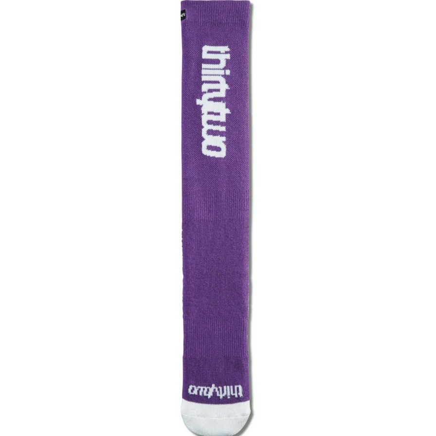 Apparel * | Thirtytwo Womens Double Sock 2021 Radiant Model Purple