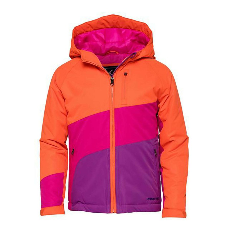 Apparel * | Arctix Girls Frost Insulated Jacket Quick Expedition Clementine