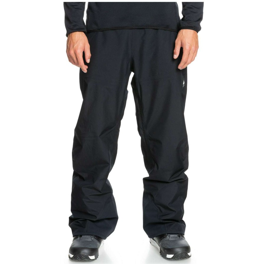 Apparel * | Quiksilver Mission Gore-Tex Pant 2022 Cheaper True Black