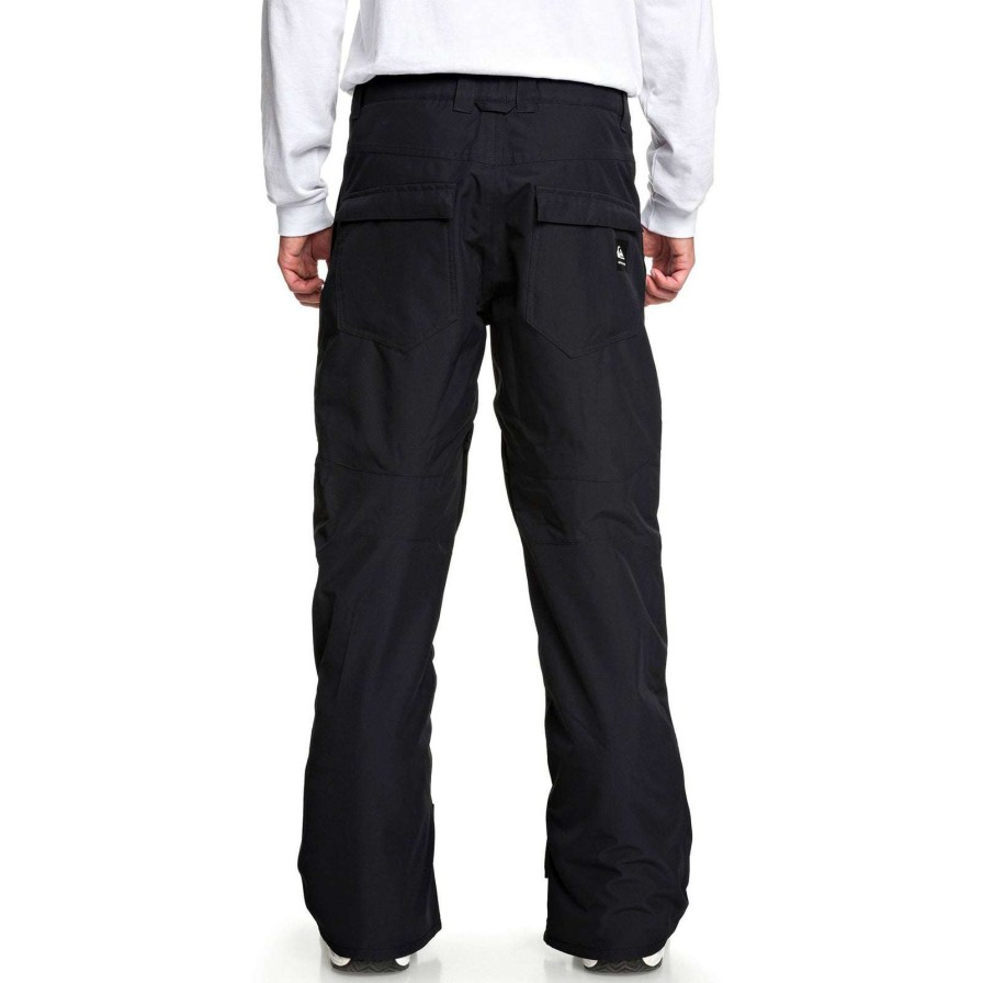 Apparel * | Quiksilver Estate Pant 2020 High Quality Black