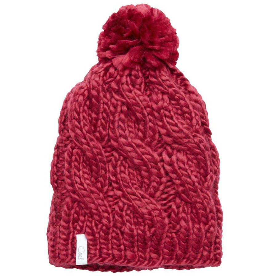 Beanie * | Coal The Rosa Beanie Radiant Model Berry