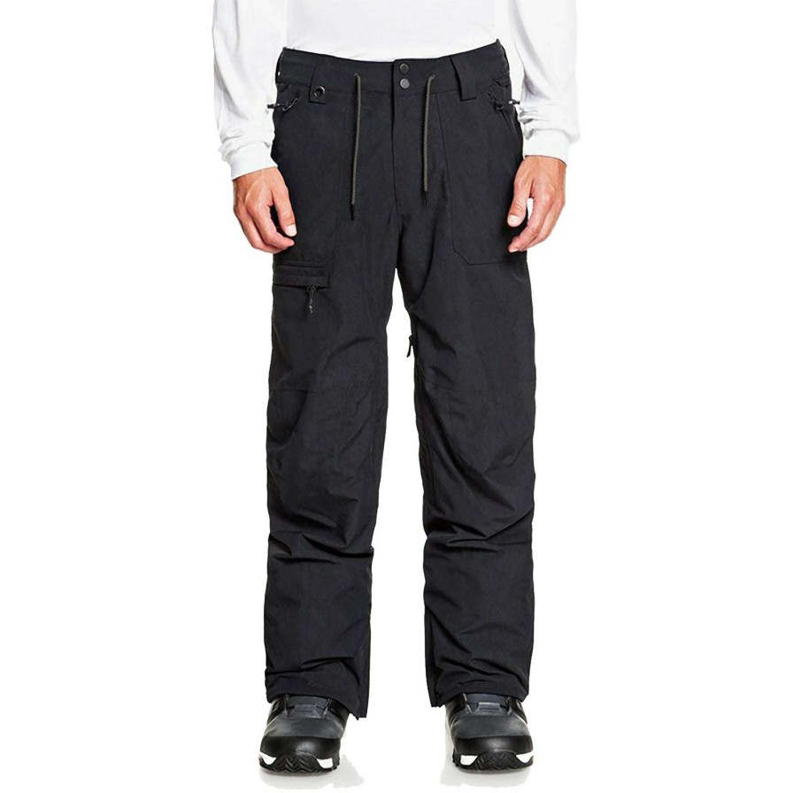 Apparel * | Quiksilver Elmwood Pant 2021 Radiant Model True Black