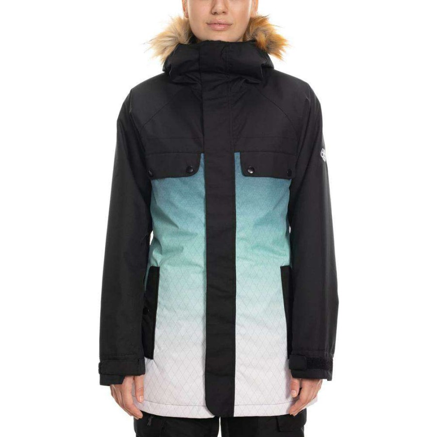 Apparel * | 686 Dream Insulated Jacket 2020 Typical Style Black Diamond Sublimation