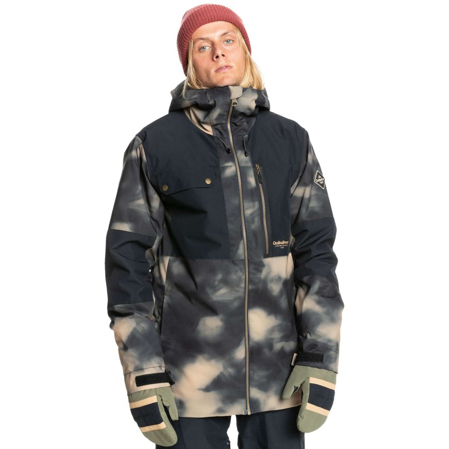 Apparel * | Quiksilver Tamarack Jacket 2022 30%-70% Off Tannin Particul