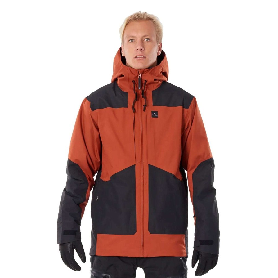 Apparel * | Rip Curl Pow Search Jacket 2022 Quality Guarantee Arabian Spice