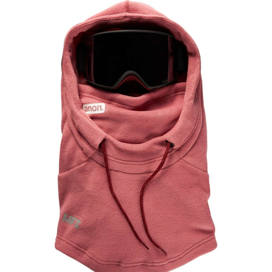 Apparel * | Anon Womens Mfi Hooded Balaclava Xl 2022 Reduced Price Blush