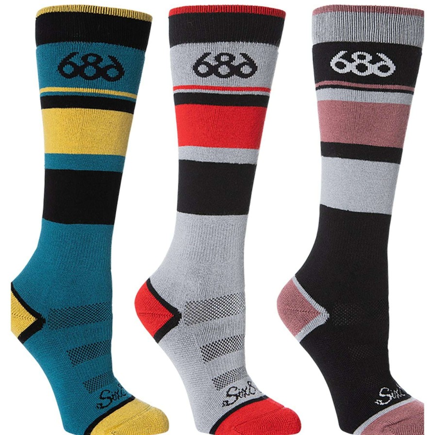 Apparel * | 686 Womens Later Days Sock 3 Pack Classical Style