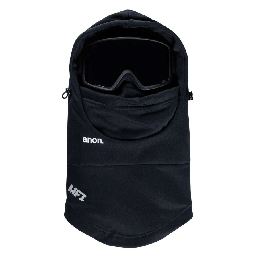 Apparel * | Anon Mens Mfi Hooded Balaclava 2022 High Quality Black