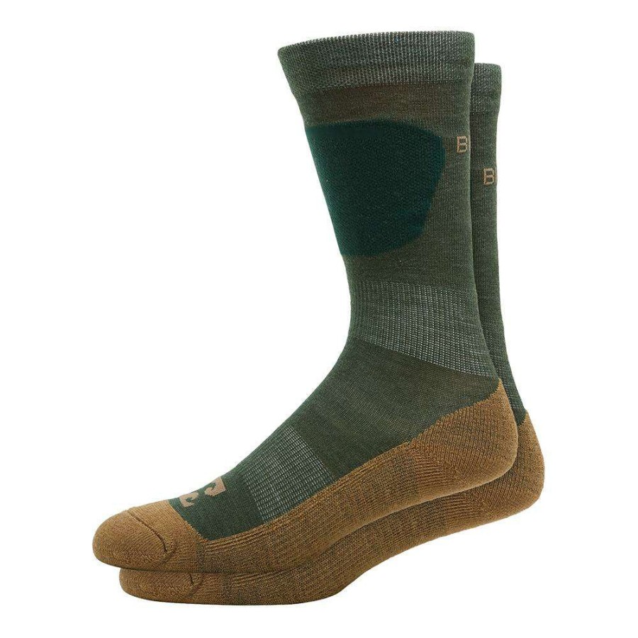 Apparel * | Billabong Compass Merino Mens Socks Radiant Model Forest