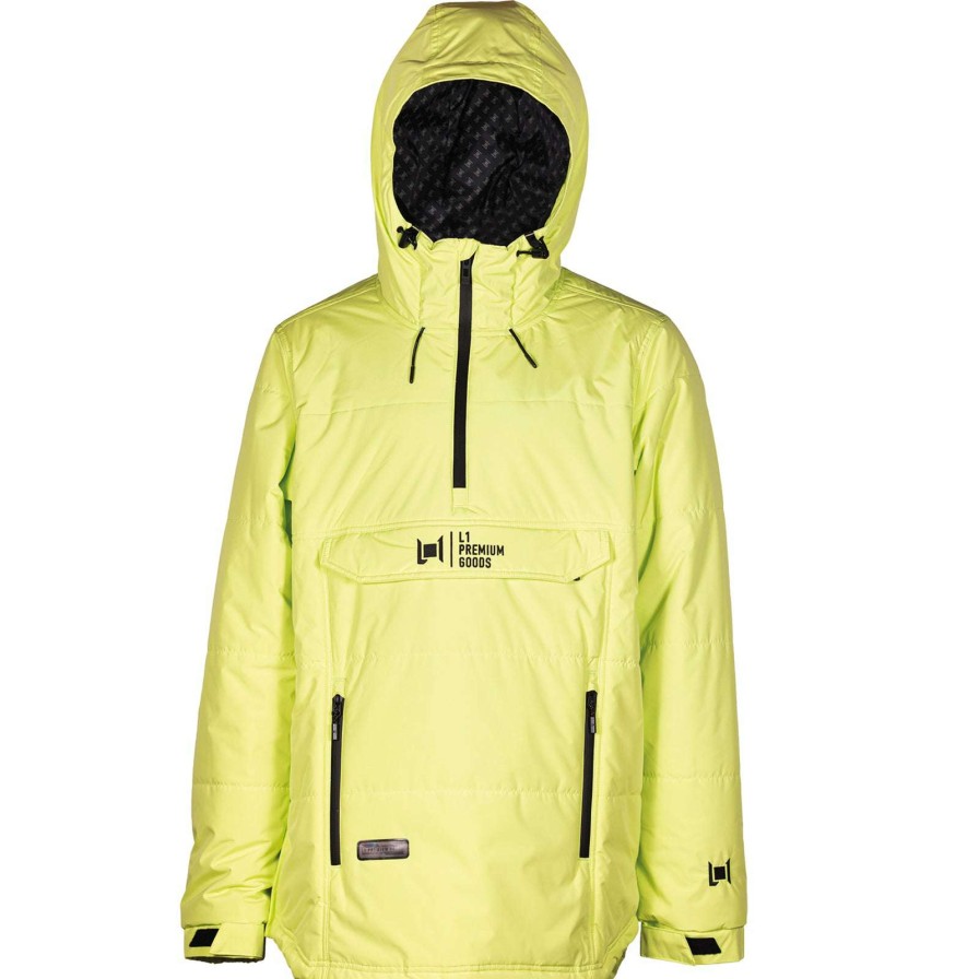 Apparel * | L1 Aftershock Jacket 2022 Typical Style Bright Lime