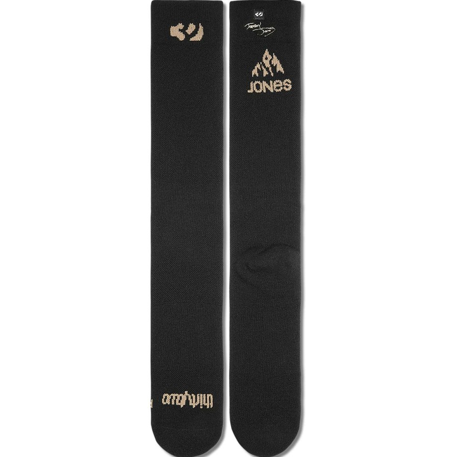 Apparel * | Thirtytwo Jones Merino Asi Sock 2022 With Discount Black