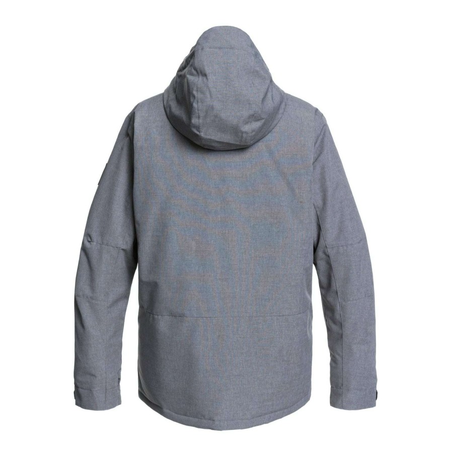 Apparel * | Quiksilver Mission Solid Jacket 2021 Discounts Heather Grey