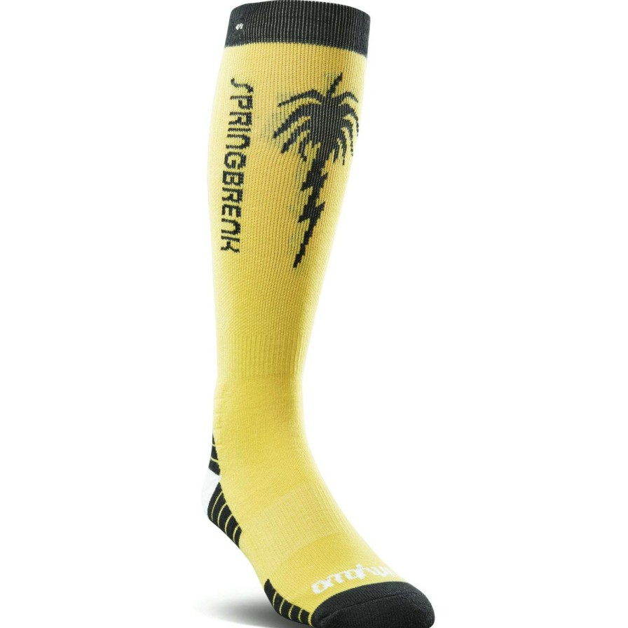 Apparel * | Thirtytwo Spring Break Sock 2021 Unique Style Light Yellow